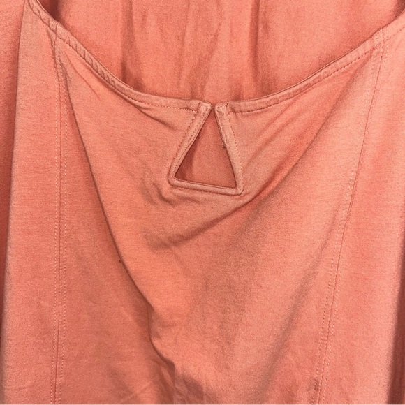 Torrid Foxy Notch Neck Cap Sleeve Salmon Blouse - Picture 3 of 5